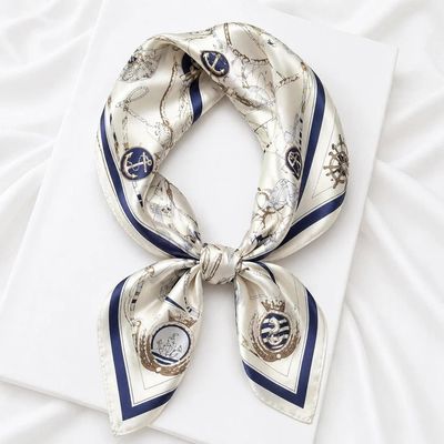 SILKSILKY SILKSILKY Pure Silk Printed Square Scarf for Women
