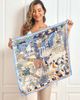 SILKSILKY SILKSILKY Pure Silk Scenery Pattern Square Scarf - 4
