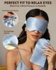 SILKSILKY SILKSILKY Silk Eye Mask And Envelope Pouch - 3