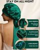 SILKSILKY SILKSILKY Women's Silk Casual Bonnet with Long Ribbons - 3