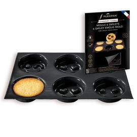 Silpat Silpat Flexipan 6 Smiley Emojis Premium Silicone Baking Pan