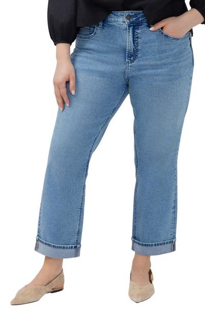 Silver Jeans Co. Silver Jeans Co. Avery Curvy High Waist Straight Leg Jeans