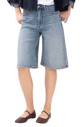 Silver Jeans Co. Silver Jeans Co. Be Easy High Waist Long Denim Shorts