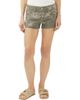 Silver Jeans Co. Silver Jeans Co. Camo Print Raw Hem Mid Rise Denim Boyfriend Shorts  - 1