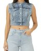 Silver Jeans Co. Silver Jeans Co. Crop Denim Vest - 1