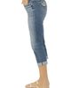 Silver Jeans Co. Silver Jeans Co. Elyse Curvy Distressed Mid Rise Capri Jeans - 3