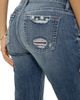 Silver Jeans Co. Silver Jeans Co. Elyse Curvy Distressed Mid Rise Capri Jeans - 5