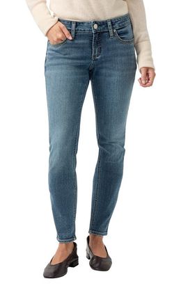 Silver Jeans Co. Silver Jeans Co. Elyse Curvy Mid Rise Skinny Petite Jeans