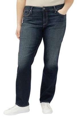 Silver Jeans Co. Silver Jeans Co. Elyse Mid Rise Straight Leg Jeans