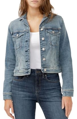 Silver Jeans Co. Silver Jeans Co. Fitted Denim Trucker Jacket