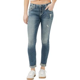 Silver Jeans Co. Silver Jeans Co. Girlfriend Mid Rise Petite Jeans