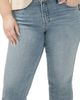 Silver Jeans Co. Silver Jeans Co. Suki Curvy Raw Hem Mid Rise Crop Straight Leg Jeans - 5