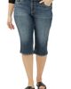 Silver Jeans Co. Silver Jeans Co. Suki Heritage Curvy Mid Rise Capri Jeans - 1