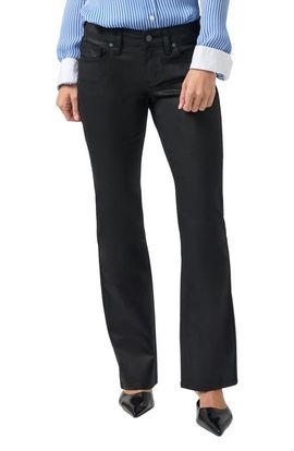 Silver Jeans Co. Silver Jeans Co. Suki Petite Coated Curvy Mid Rise Slim Bootcut Jeans