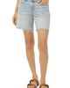 Silver Jeans Co. Silver Jeans Co. Suki Raw Hem Mid Thigh Denim Shorts - 1