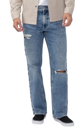 Silver Jeans Co. Silver Jeans Co. Zac Destructed Relaxed Straight Leg Jeans