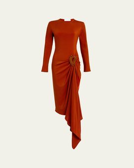 Silvia Tcherassi Ananya Jersey Midi Dress