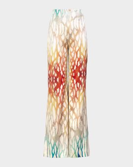 Silvia Tcherassi Andi Silk Coral Pants