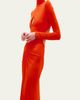 Silvia Tcherassi Birdy Twisted Cutout Long-Sleeve Maxi Dress - 4