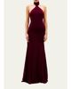 Silvia Tcherassi Feist Ruched Jersey Halter Maxi Dress - 2