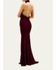 Silvia Tcherassi Feist Ruched Jersey Halter Maxi Dress - 3