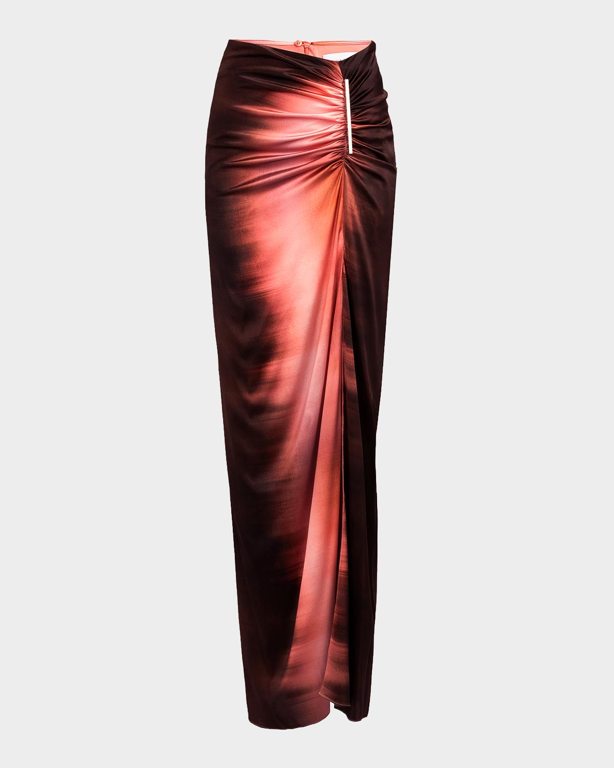 Silvia Tcherassi Keiry Silk Stretch Skirt