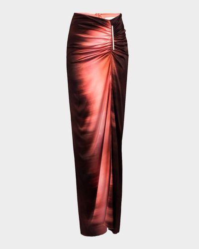 Silvia Tcherassi Keiry Silk Stretch Skirt