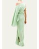 Silvia Tcherassi Kesia One-Shoulder Ruched Satin Maxi Dress - 3