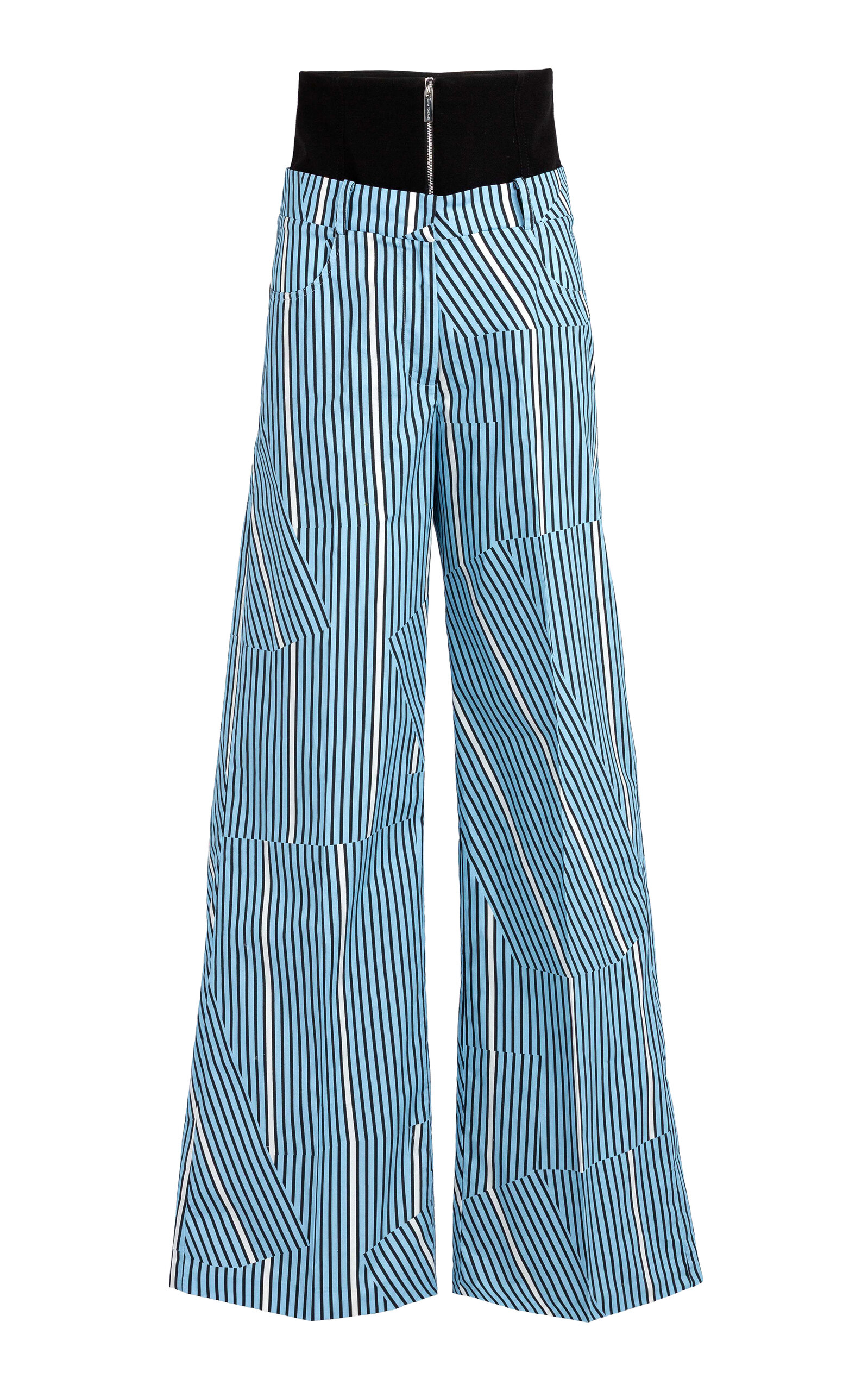 Silvia Tcherassi Silvia Tcherassi Ruelle Cotton Straight Leg Pants