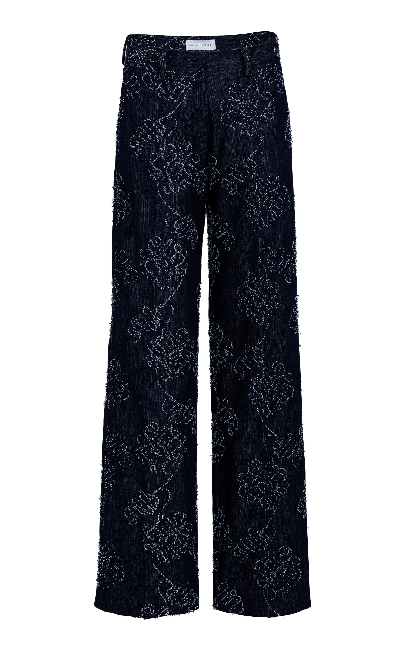 Silvia Tcherassi Silvia Tcherassi Ulla CottonBlend Straight Leg Pants