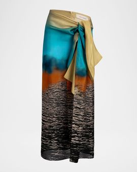 Silvia Tcherassi Viveka Midi Pareo Skirt