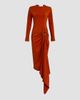 Silvia Tcherassi Women's Ananya Draped Jersey Midi Dress - 1