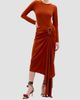 Silvia Tcherassi Women's Ananya Draped Jersey Midi Dress - 2