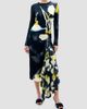 Silvia Tcherassi Women's Ananya Printed Draped Midi Dress - 2