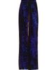 Silvia Tcherassi Women's Como Striped Velvet Straight-Leg Pants - 5