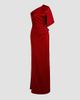 Silvia Tcherassi Women's Doli Satin Draped Column Gown - 1