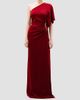 Silvia Tcherassi Women's Doli Satin Draped Column Gown - 2