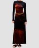 Silvia Tcherassi Women's Gabbice Chain-Detail Abstract-Print Maxi Dress - 2