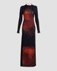 Silvia Tcherassi Women's Gabbice Chain-Detail Abstract-Print Maxi Dress - 5