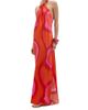 Silvia Tcherassi Women's Jesse Abstract Print Silk Gown - 2