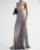 Silvia Tcherassi Women's Leonore Multi Striped Halter Maxi Dress - 4