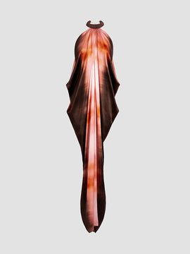 Silvia Tcherassi Women's Mene Dyed Drape Maxi Dress