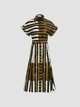 Silvia Tcherassi Women's Noor Printed Cotton Shirtdress