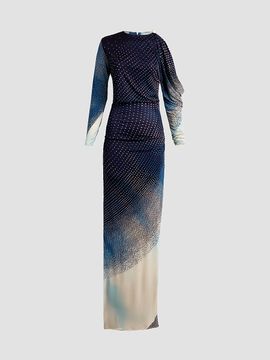 Silvia Tcherassi Women's Zaid Printed Jersey Maxi Dress