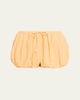 SIMKHAI Addie Textured Gingham Bubble Shorts - 1