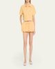 SIMKHAI Addie Textured Gingham Bubble Shorts - 2