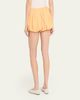 SIMKHAI Addie Textured Gingham Bubble Shorts - 3