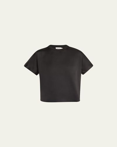 SIMKHAI Addy Short-Sleeve Combo T-Shirt