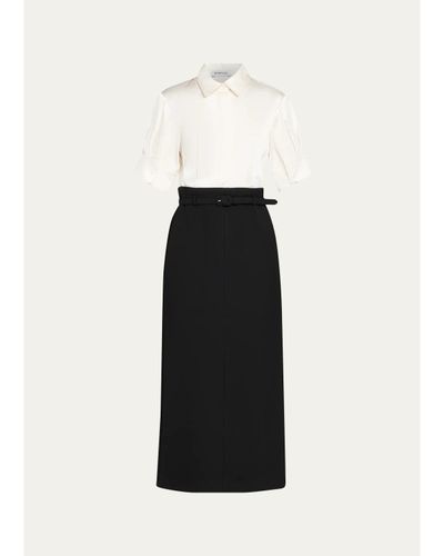 SIMKHAI Alvera Belted Midi Shirtdress