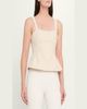 SIMKHAI April Cotton Faille Bustier Top - 4